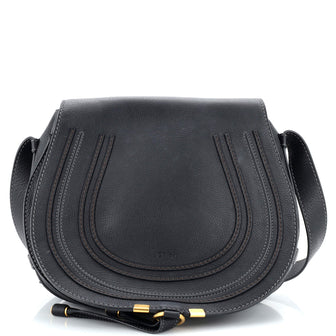Chloe Marcie Saddle Bag Leather Medium