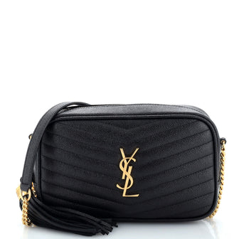 Saint Laurent Lou Camera Bag Matelasse Chevron Leather Mini