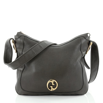 Gucci 1973 Messenger Bag Leather Green 2435301