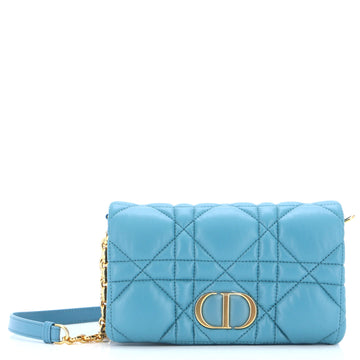 Christian Dior Caro Bag Macrocannage Quilt Calfskin Mini