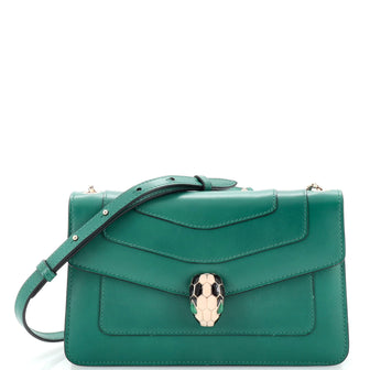 Bvlgari Serpenti Forever Shoulder Bag Leather Small