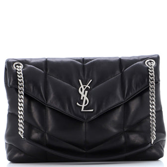 Saint Laurent Loulou Puffer Shoulder Bag Quilted Leather Medium