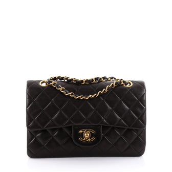 Chanel Vintage Classic Double Flap Bag Quilted Lambskin 2435602