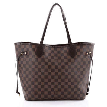 Louis Vuitton Neverfull Tote Damier MM Brown