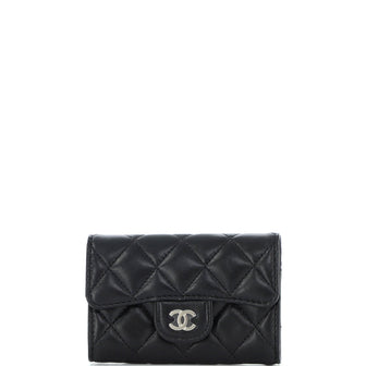 Chanel Classic Flap Card Case Quilted Lambskin