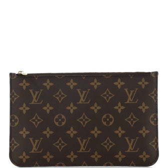 Louis Vuitton Neverfull Pochette Monogram Canvas Large