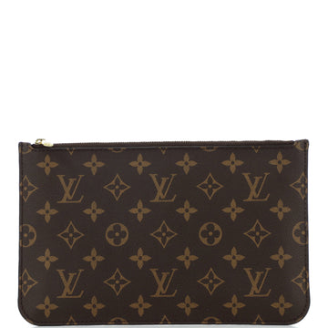 Louis Vuitton Neverfull Pochette Monogram Canvas Large