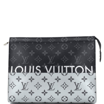 Louis Vuitton Pochette Voyage Monogram Eclipse Split Canvas MM