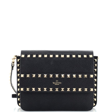 Valentino Garavani Rockstud Front Handle Flap Bag Leather Small