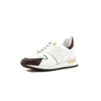 Louis Vuitton Women's Run Away Sneakers Mesh with Monogram Canvas and Leather