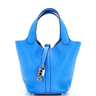 Hermes Picotin Lock Bag Clemence PM