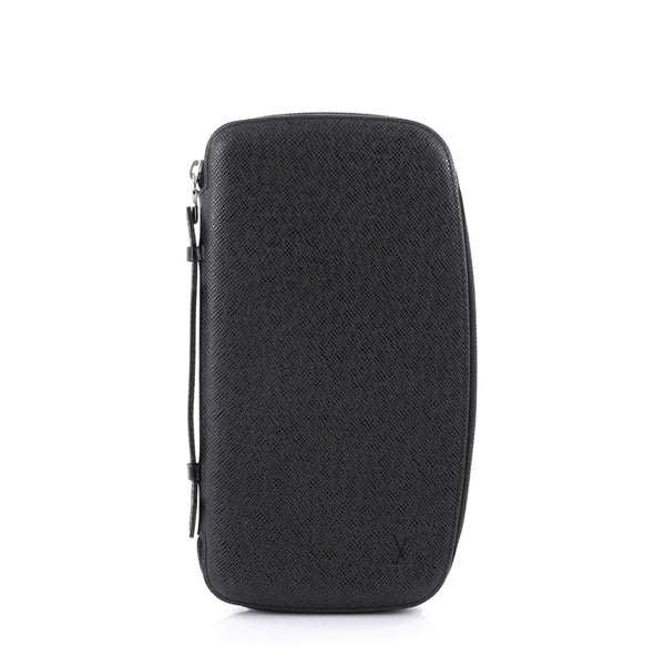 Louis Vuitton ブラック ケース Louis Vuitton Atoll Organizer Wallet Taiga Leather 24367