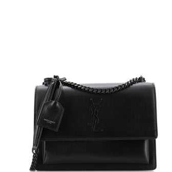 Saint Laurent Sunset Crossbody Bag Leather Medium
