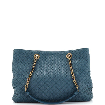 Bottega Veneta Double Chain Tote Intrecciato Nappa Medium