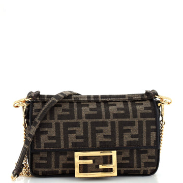 Fendi Baguette NM Bag Zucca Canvas Mini
