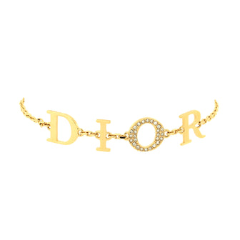 Christian Dior Dio(r)evolution Logo Link Bracelet Metal with Crystals