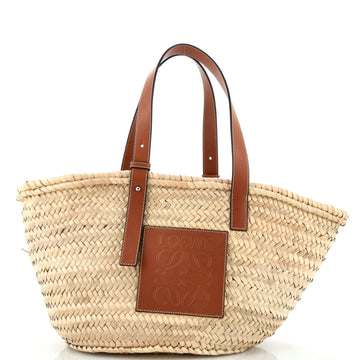 Loewe Basket Tote Raffia Large