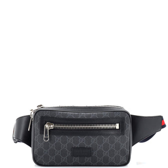 Gucci Soft Zip Belt Bag GG Coated Canvas Small