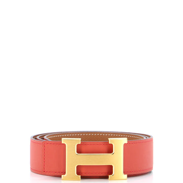 Hermes Constance Martelee H Reversible Belt Leather with Brushed Hardware Medium