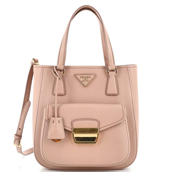 Prada Metropolis Tote Saffiano Leather Small
