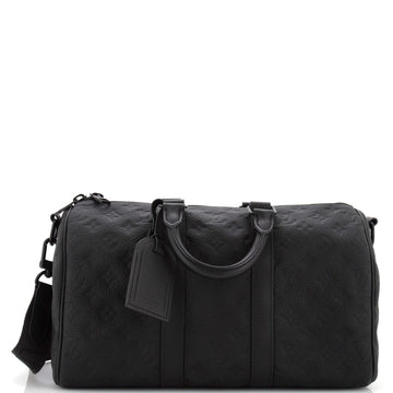 Louis Vuitton Keepall Bandouliere Bag Monogram Taurillon Leather 35