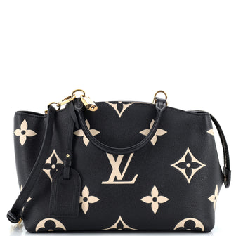 Louis Vuitton Petit Palais Handbag Bicolor Monogram Empreinte Giant