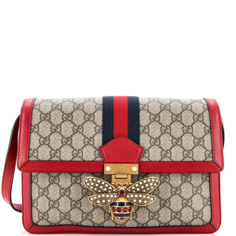 Gucci Queen Margaret Shoulder Bag GG Coated Canvas Medium