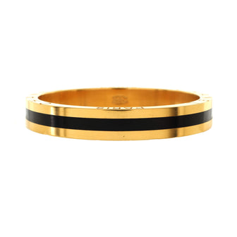 Chanel Vintage Logo Bangle Bracelet Metal with Enamel