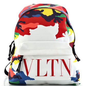 Valentino Garavani VLTN Backpack Printed Nylon Large