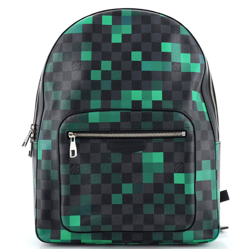 Louis Vuitton Josh Backpack Limited Edition Damier Graphite Pixel Black 24374067