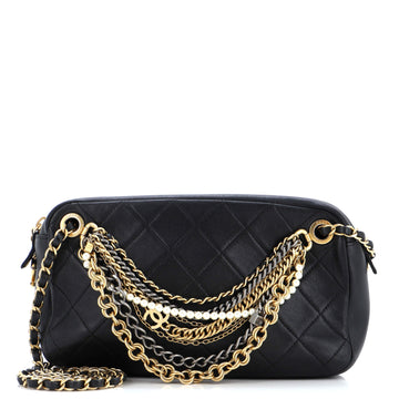 Chanel All About Chains Camera Bag Quilted Lambskin Medium