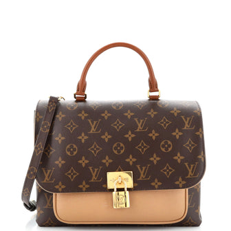 Louis Vuitton Marignan Handbag Monogram Canvas with Leather