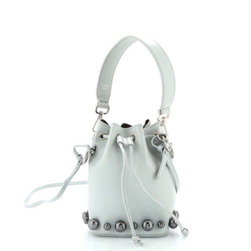 Fendi Mon Tresor Bucket Bag Embellished Leather Mini