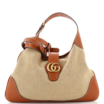 Gucci Aphrodite Shoulder Bag Canvas and Leather Large