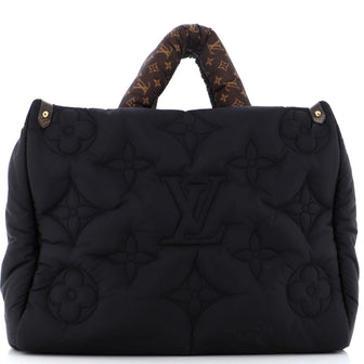 Louis Vuitton Pillow OnTheGo Tote Monogram Quilted Econyl Nylon MM