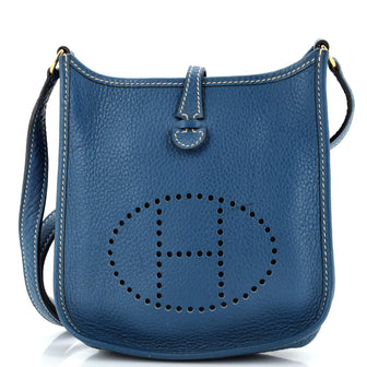 Hermes Long Strap Evelyne Bag Clemence TPM