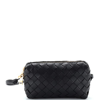 Bottega Veneta Zip Crossbody Bag Intrecciato Nappa Mini