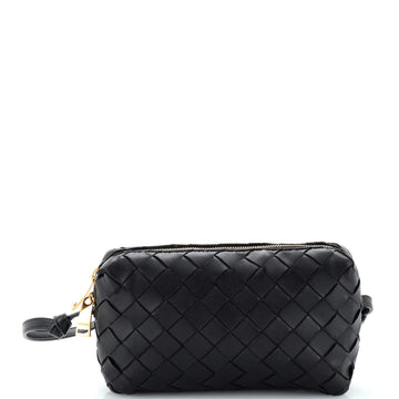 Bottega Veneta Zip Crossbody Bag Intrecciato Nappa Mini