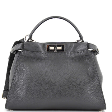 Fendi Selleria Peekaboo Bag Rigid Leather Regular
