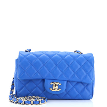 Chanel Classic Single Flap Bag Quilted Lambskin Mini