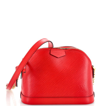 Louis Vuitton Alma Chain Handbag Epi Leather Mini