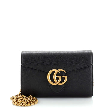 Gucci GG Marmont Chain Wallet Leather Mini