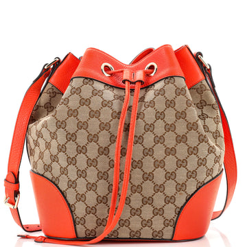Gucci Classic Bucket Bag GG Canvas Medium