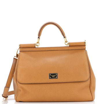 Dolce & Gabbana Miss Sicily Bag Leather Large