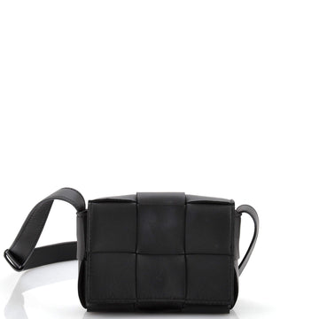 Bottega Veneta Cassette Crossbody Bag Maxi Intrecciato Leather Candy