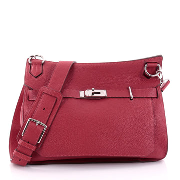Hermes Eclat Jypsiere Handbag Clemence 34 Red 2437719