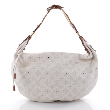 Louis Vuitton Onatah Hobo Mahina Leather GM White 2437901