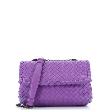 Bottega Veneta Olimpia Crossbody Bag Intrecciato Nappa Baby