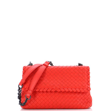 Bottega Veneta Olimpia Crossbody Bag Intrecciato Nappa Small