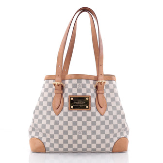 Louis Vuitton Hampstead Handbag Damier MM White 2438001
